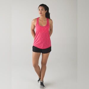 Lululemon‎ Salute the Sun Singlet II Heathered Boom Juice Pink Size 10